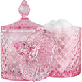 rejomiik 2 Pack Qtip Holder Glass Apothecary Jars by rejomiik