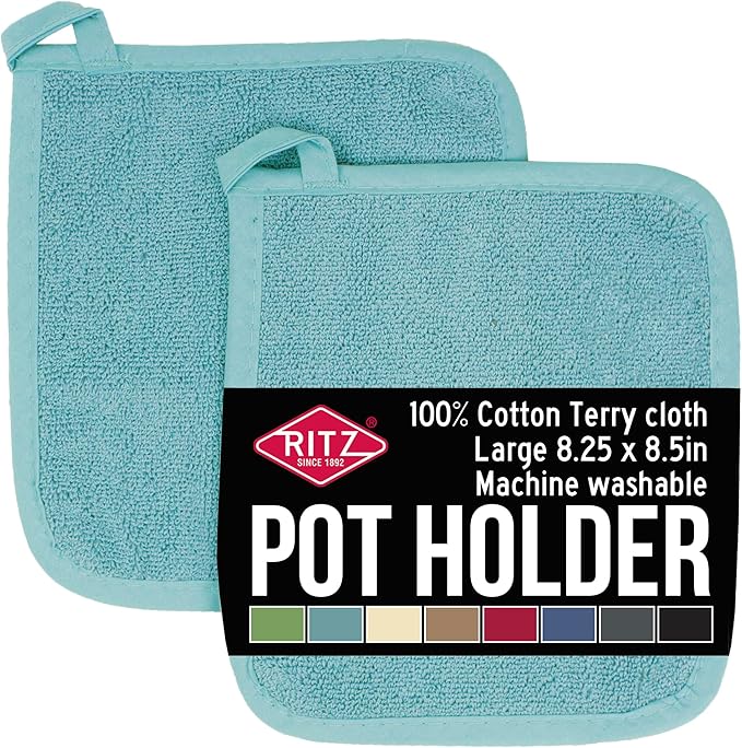 RITZ Terry Potholder & Hot Pad: Unparalleled Heat Resistant, Durable 100% by Ritz+Foodservice