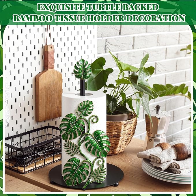 Thyle Tropical Monstera Paper Towel Holder - Image 2