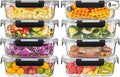 Liuruiyu 8 Pack 36OZ Glass Food Storage Containers by Liuruiyu