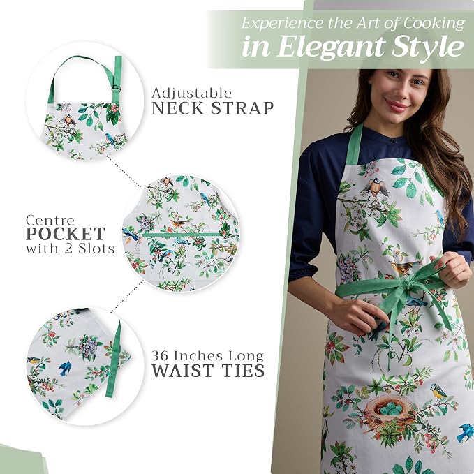 Maison d' Hermine 100% Cotton Apron - Image 5