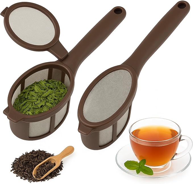 2 Pack Coffee/Tea Brew Stick Infuser – Single Cup Reusable Filter Spoon by DependableIndustries