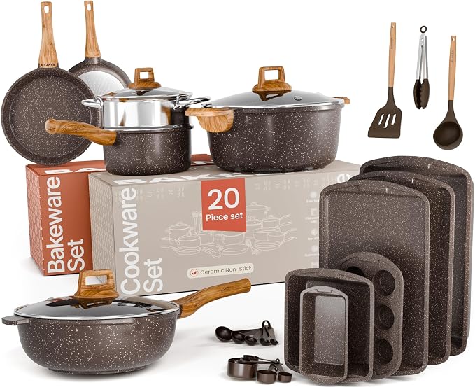 Bakken Master 20 Piece Cookware Set by BAKK%C3%8BNMASTER