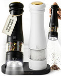 Electric Salt and Pepper Grinder Set by STYLEDSETTINGS