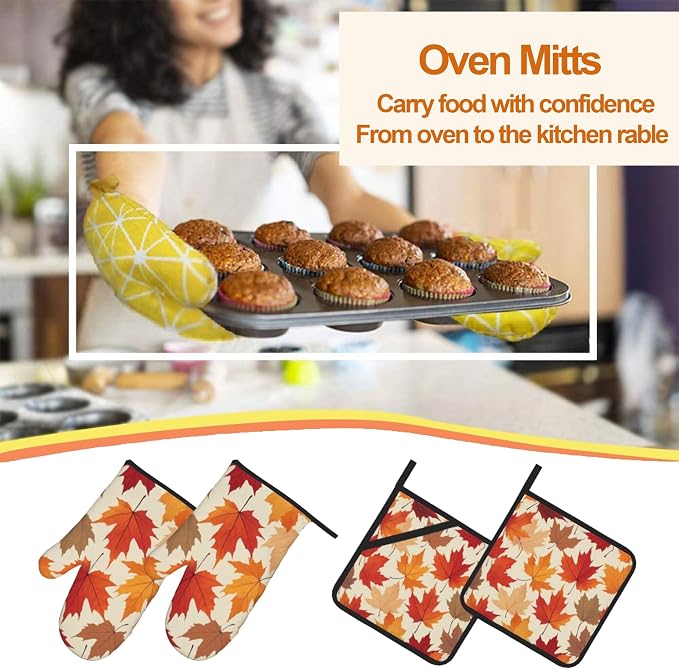 Oven Mitts and Hot Pads Set - Image 7