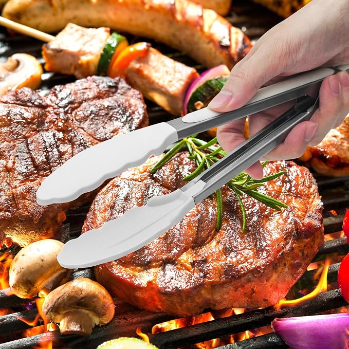 Premium Stainless Steel Heat Resistant Kitchen Tongs - Image 6