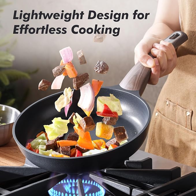 SENSARTE Nonstick Frying Pan Skillet 11Inch Non Stick Egg Pan Omelette Pans - Image 5