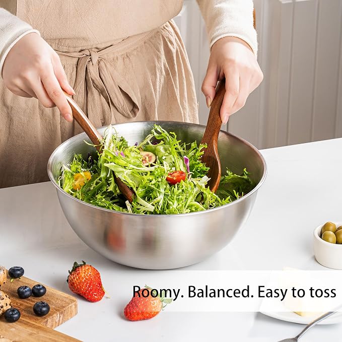 304 Stainless Steel Kitchen Colander Set, 3.5QT Colander - Image 8