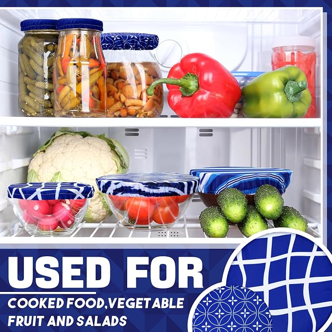 10 Pack Cloth Bowl Covers for Bread Rising - Image 3