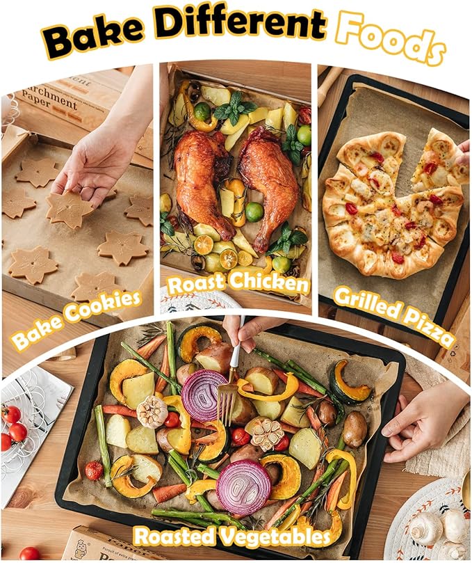 Katbite 12x16 Inch Parchment Paper Sheets, Pre cut Unbleached Baking Paper - Image 6