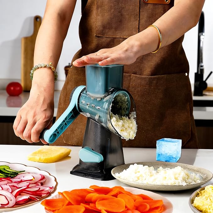 KalraMay Cheese Grater, Rotary Cheese Grater - Image 4
