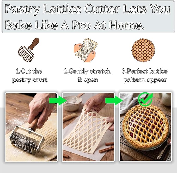 Pastry Lattice Roller Cutter - Image 4