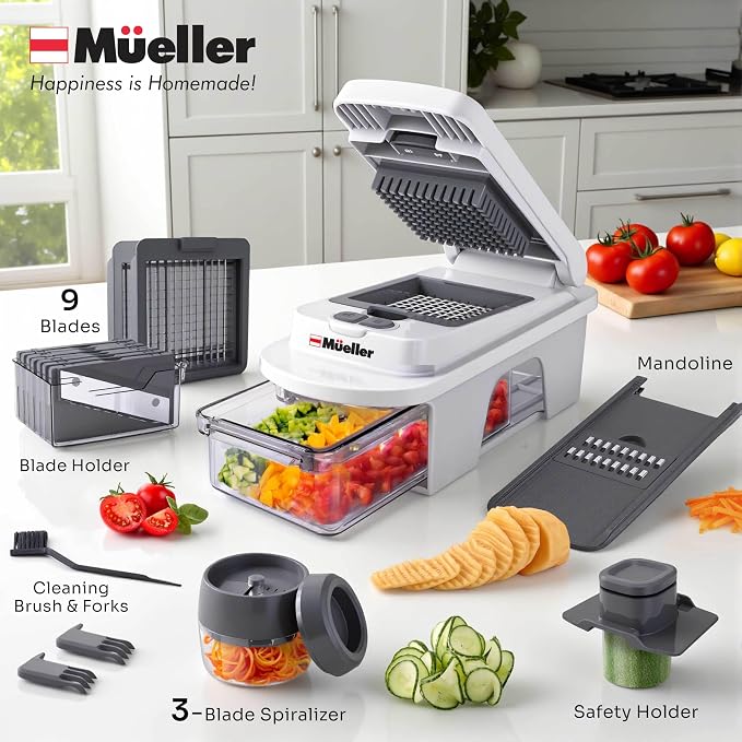 Mueller Pro-Series All-in-One, 12 Blade Mandoline Slicer - Image 6