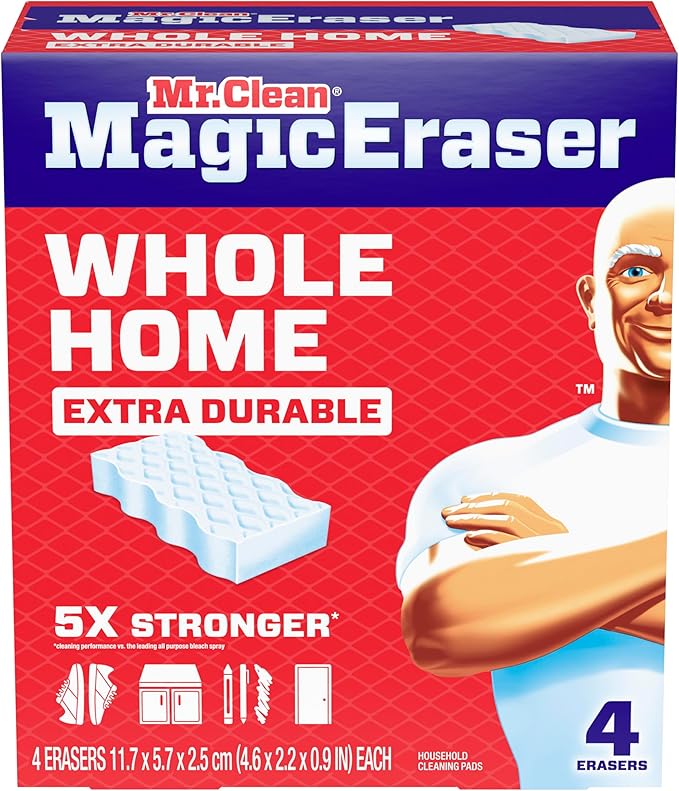 Mr. Clean Magic Eraser Sponge, All Purpose Cleaner, Cleaning Scrubber, Shower - Image 13