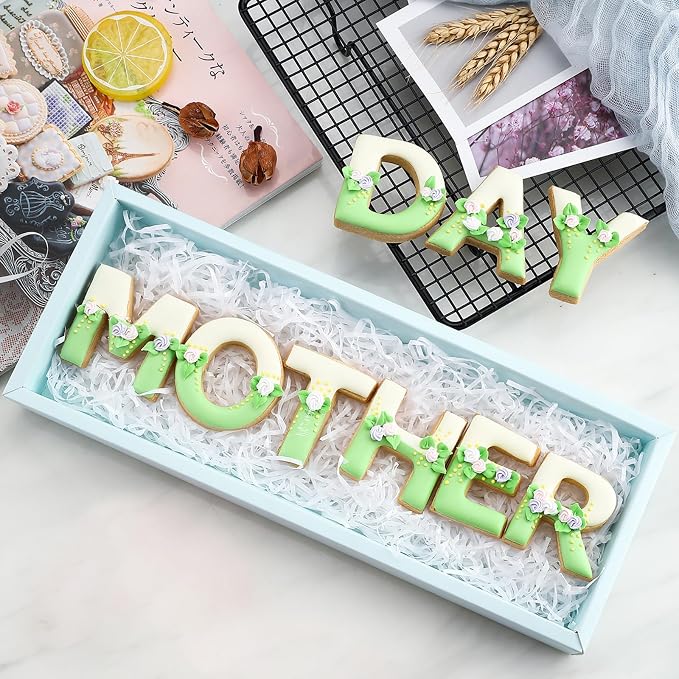Alphabet Letter Cookie Cutters Shapes Large 3 Inch - Image 7
