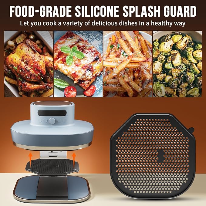 2 Pcs Air Fryer Splatter Screen - Image 6