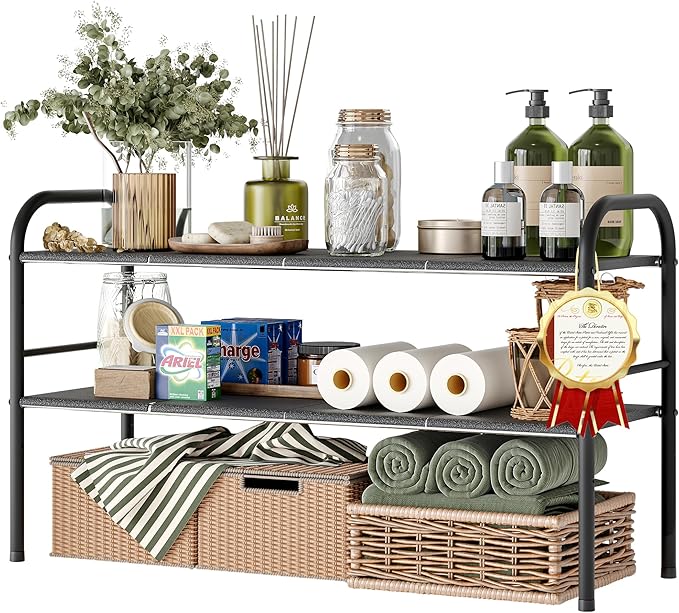 NETEL Under Sink Organizers and Storage, 2 Tier Expandable Under Cabinet by NETELOfficial
