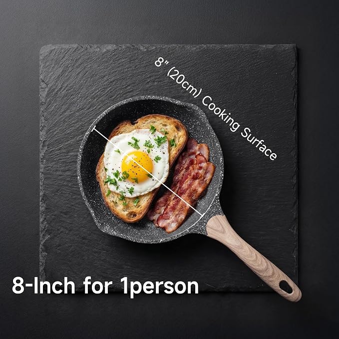 JEETEE 8 Inch Nonstick Frying Pan - Image 8