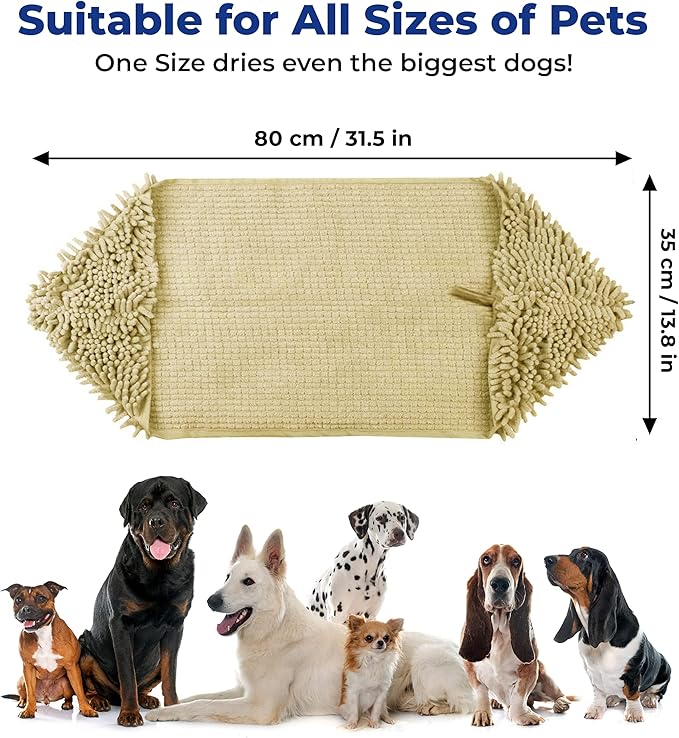 Muddy Mat® Doggy Dryer, Highly Absorbent Microfiber Washable Dog Shammy - Image 9