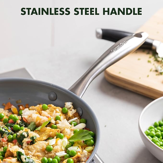 GreenPan Lima Hard Anodized 12" Frying Pan Skillet - Image 5