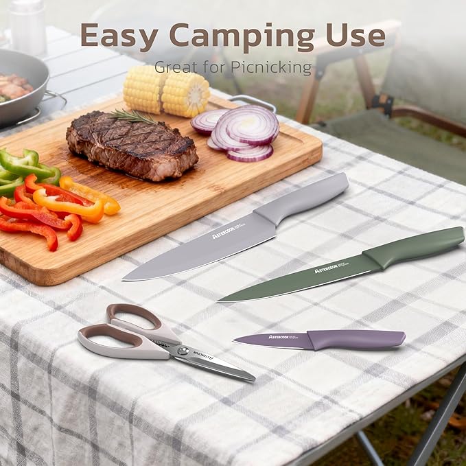 Astercook Knife Set, 13 Pieces Kitchen Knives Set - Image 5