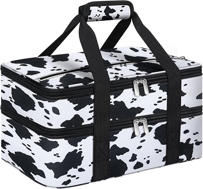 Double Insulated Casserole Carrier, Portable Casserole Carrier by MIAOJIE