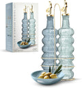 COOK WITH COLOR Glass Olive Oil Bottle Dispenser by CookwithColor