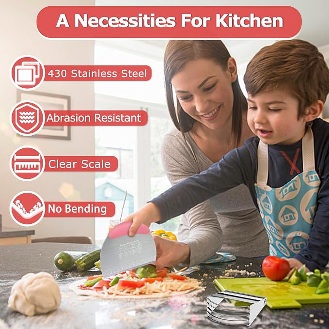 Pastry Cutter Dough Scraper Dough Cutter Scraper Tool Kitchen Pastry Blender - Image 6