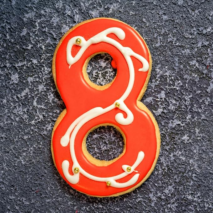 4 Inch Number Cookie Cutter Set - Image 6