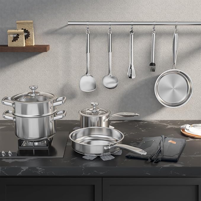 Meythway Pots and Pans Set Non Toxic, Kitchen Induction Cookware - Image 6