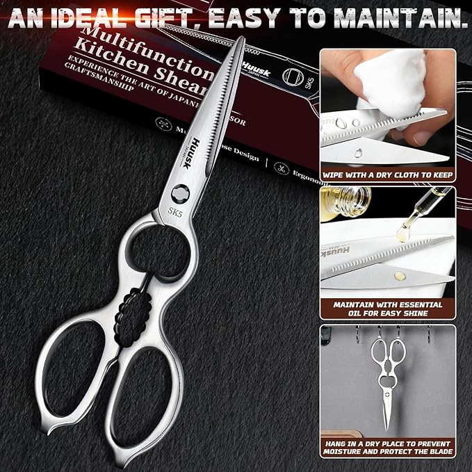 Huusk Kitchen Scissors All Purpose - Image 7