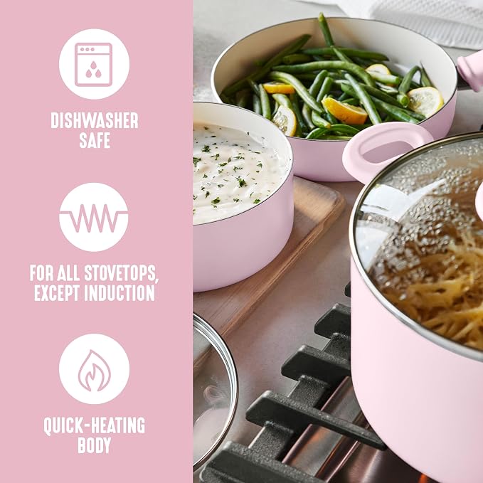 GreenLife 2.5QT Nonstick Saucepan - Image 3