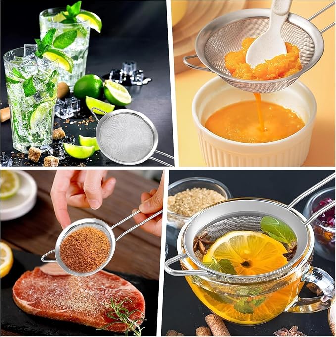 ELEEN Premium Stainless Steel Fine Mesh Strainers - Image 5