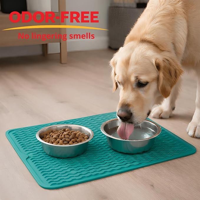 Silicone Drying Mat 16 × 12 – Teal Green Non-Slip Sink Mat - Image 5