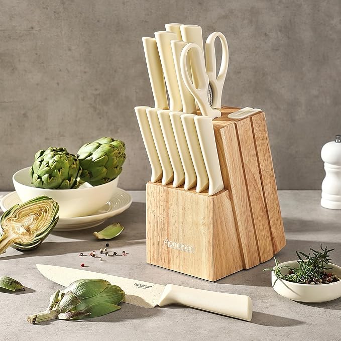 Stainless Steel Knife Set, Knife Block Sets - Image 4