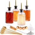Glass Syrup Dispenser Set by Furnizone
