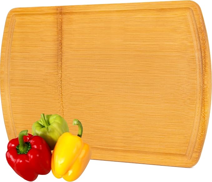 FSC-Certified Extra Large Bamboo Cutting Board Featuring 18 Inch Glue-Free - Image 8