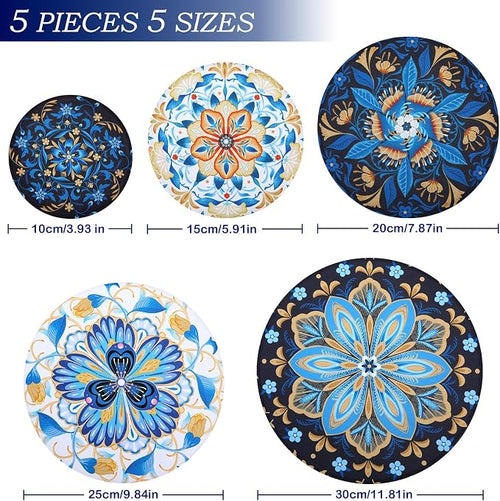 5 Pieces Bowl Covers Reusable, 5 Size Elastic Cloth Bowl Covers - Image 2