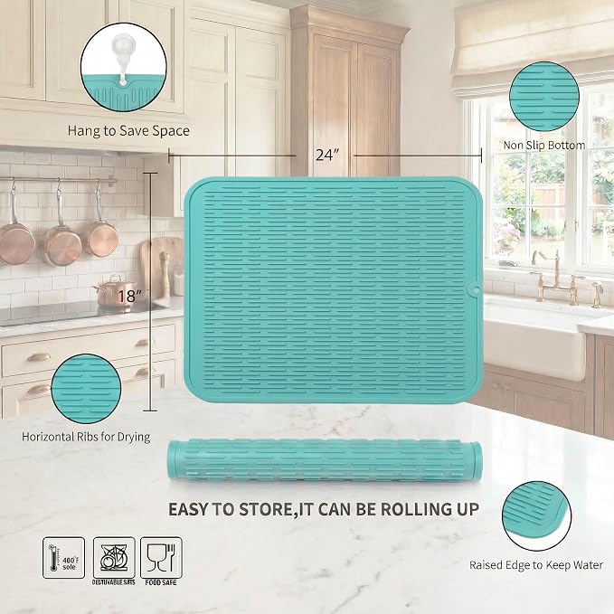MicoYang Silicone Dish Drying Mat - Image 2