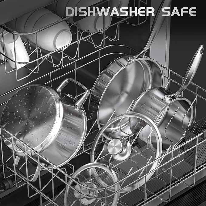 Meythway Pots and Pans Set Non Toxic, Kitchen Induction Cookware - Image 8