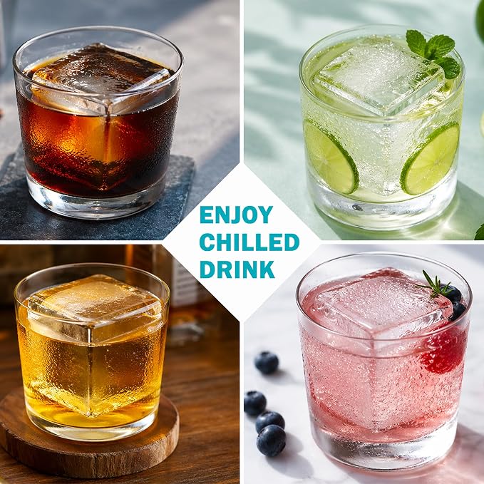 Stainless Steel Ice Cube Tray, Large Ice Cube Trays Mold - Image 9