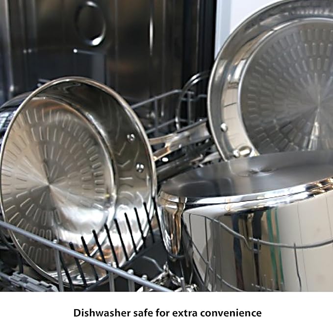T-fal Performa Stainless Steel Cookware Set 12 Piece Induction Oven Broiler - Image 5
