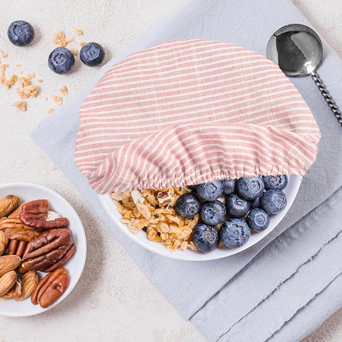 Reusable Bowl Covers, 5 Size Stretch Cloth Bowl Covers - Image 6