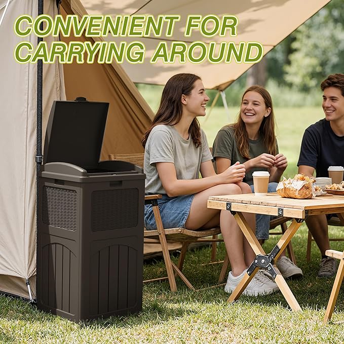 Greesum 33 Gallon Outdoor Trash Can - Image 5