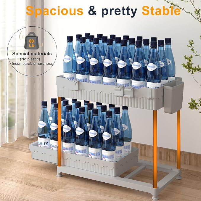 Sevenblue 3 Pack Under Sink Organizers, 2-Tier Multi-Use Kitchen and Bathroom - Image 5