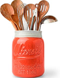 Comfify Wide Mouth Mason Jar Utensil Holder Decorative Kitchenware Organizer by Comfify