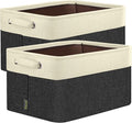 BALEINE 2 Pack Fabric Closet Storage Bins by BALEINE