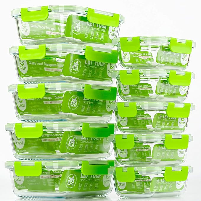 C CREST Glass Containers for Food Storage - Image 8