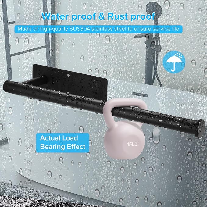 2nd Gen Paper Towel Holder Under Cabinet No Drilling, Self Adhesive or Drilling - Image 6