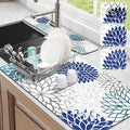 Findosom 2PCS 17" x 32" Dish Drying Mat & 24" x 5.5" Sink Splash Guard by Findosom